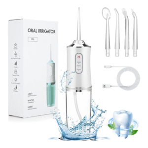 Rechargeable Portable Oral Irrigator with 3 Pressure Modes & USB Charging