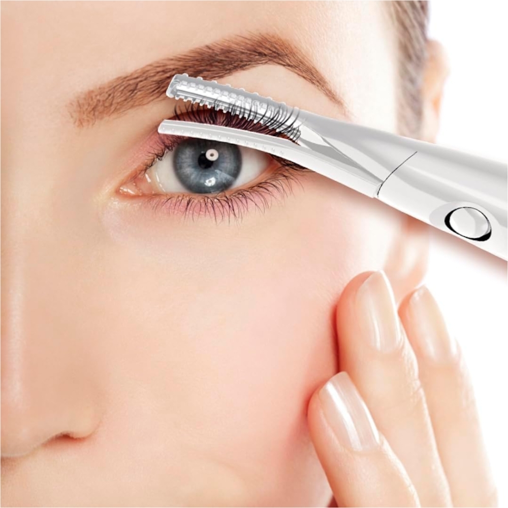Rechargeable Heated Eyelash Curler with Adjustable Temperature Settings - Image 2