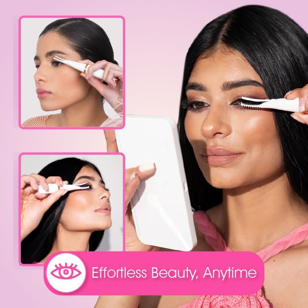 Rechargeable Heated Eyelash Curler with Adjustable Temperature Settings - Image 4