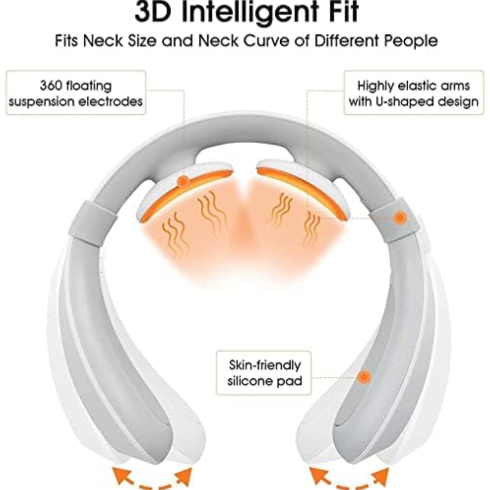 Electric Pulse Neck Massager for Pain Relief - 6 Modes, 15 Intensity Levels & Heating Function - Image 3