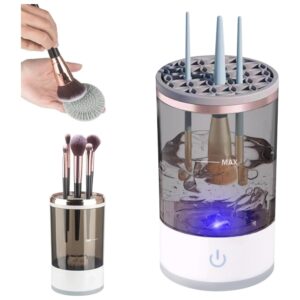 Makeup Brush Cleaner – Electric Sonic Cleaner for Deep Cleaning & Drying