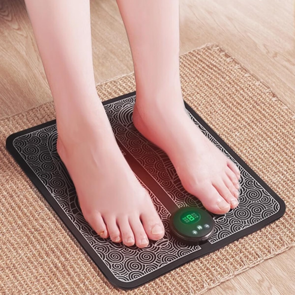 Portable EMS Foot Massager Pad for Muscle Stimulation & Pain Relief - Image 2