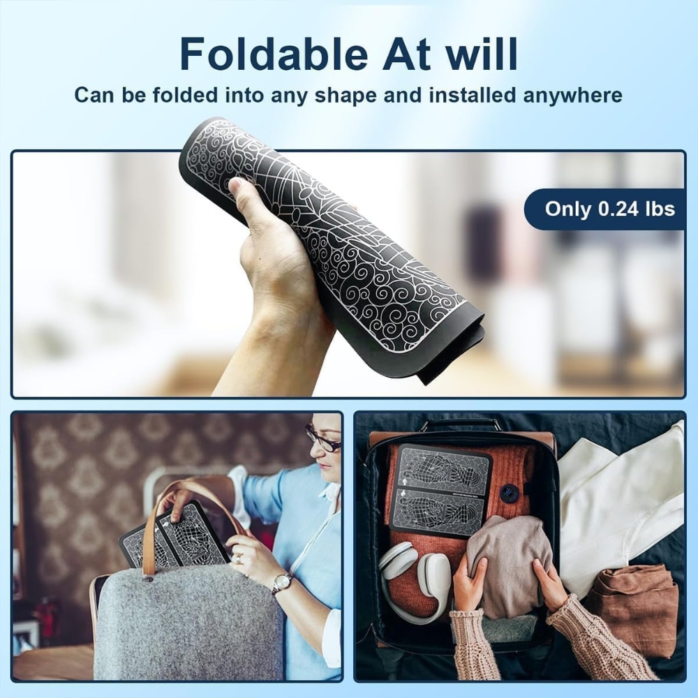 Portable EMS Foot Massager Pad for Muscle Stimulation & Pain Relief - Image 7