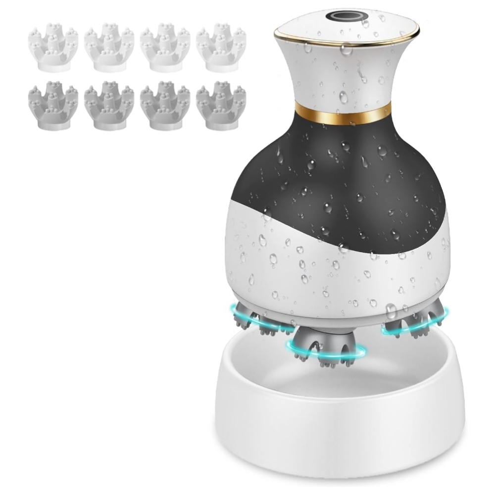 Wireless Electric Scalp Massager for Hair Growth & Stress Relief