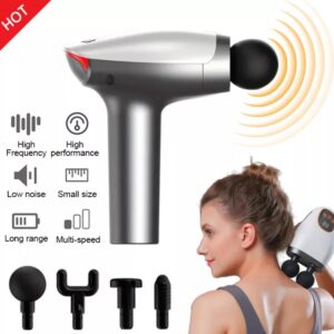 Massage Gun for Deep Tissue Relief with Dual Heads & Adjustable Speed