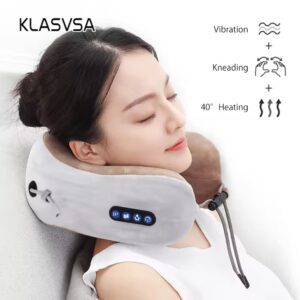 U-Shaped Neck and Shoulder Massage Pillow with Heating Function