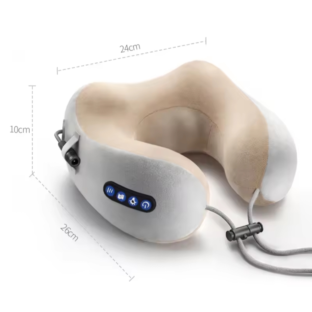U-Shaped Neck and Shoulder Massage Pillow with Heating Function - Image 3