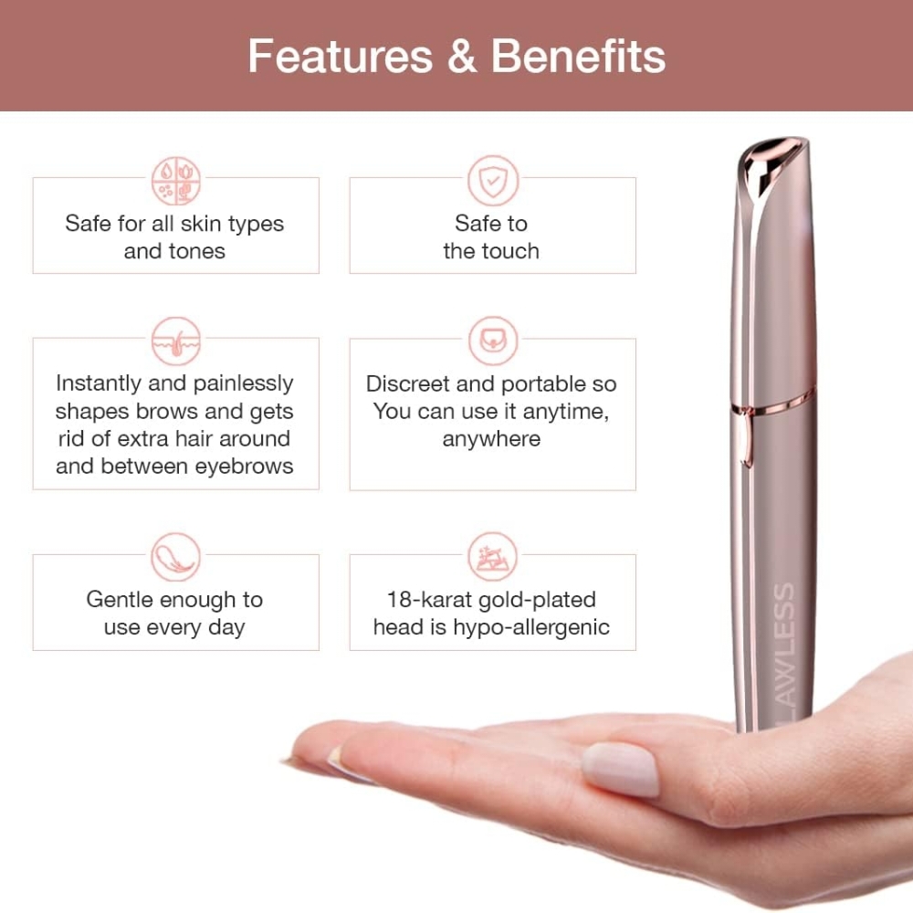 Flawless Brows – Pain-Free Eyebrow Hair Remover - Image 5