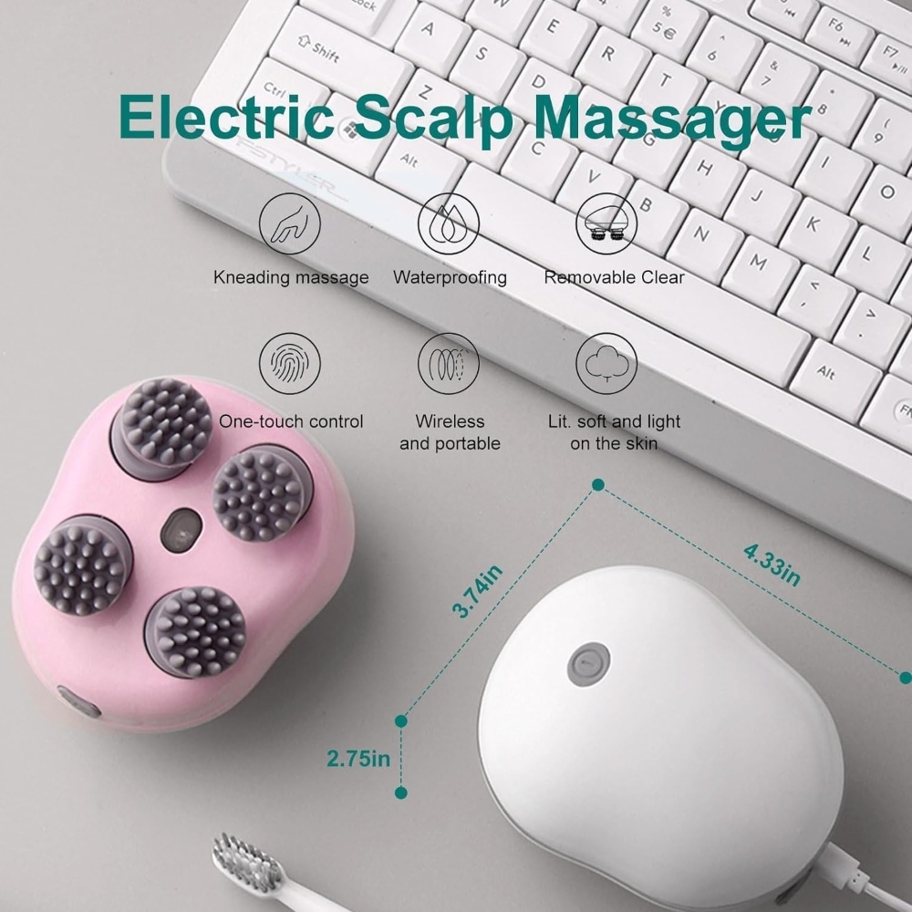 Electric Hair Scalp Massager – Deep Scalp Massage & Hair Growth Stimulator - Image 6