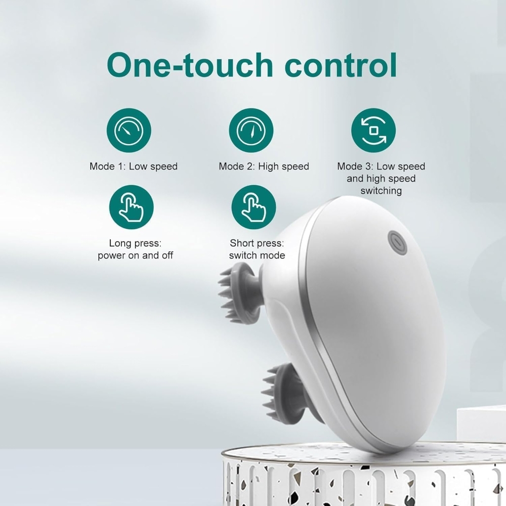 Electric Hair Scalp Massager – Deep Scalp Massage & Hair Growth Stimulator - Image 4