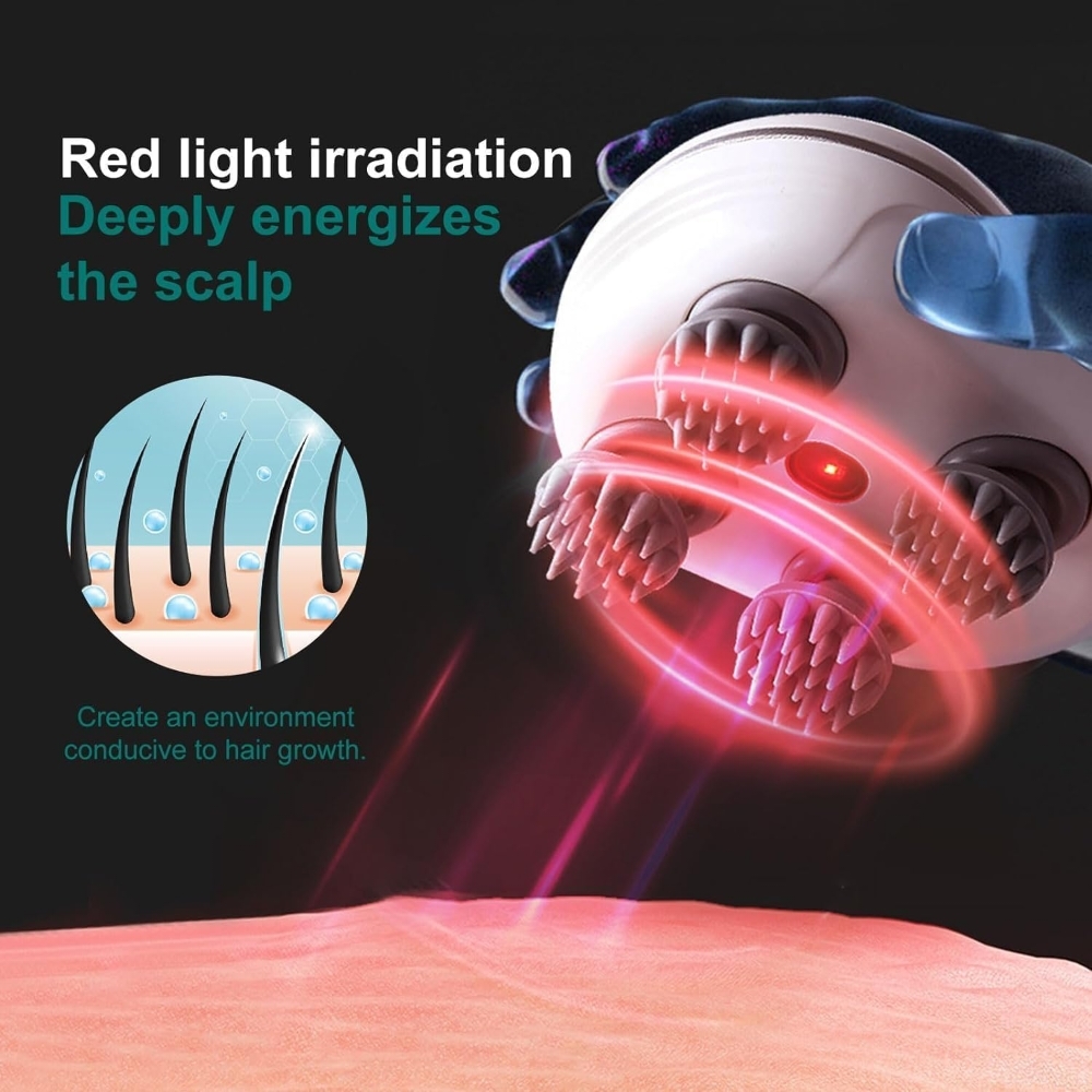 Electric Hair Scalp Massager – Deep Scalp Massage & Hair Growth Stimulator - Image 3